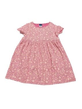 Old Navy Pink Floral Ruffled Dress